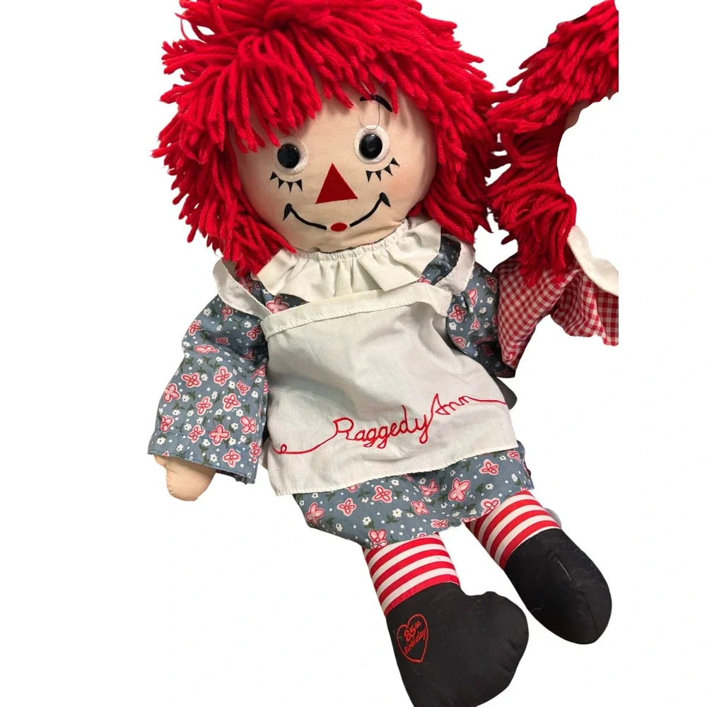 Raggedy Ann 85th & Andy‎ 80th Birthday Commemorative Plush Doll Set Vintage